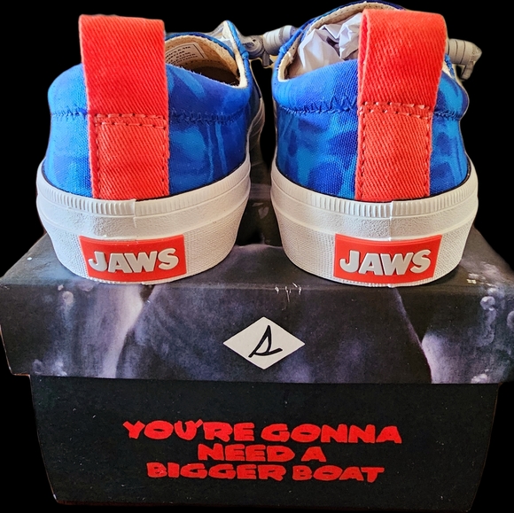 Sperry Jaws Crest Vibe Canvas Shoes Size 6.5 Brand New in Collectors Jaws Box - Picture 4 of 7